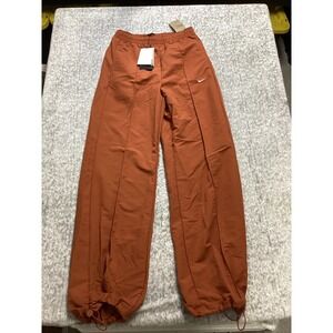 Nike Sportswear Essential Woven Pants Rust Orange FQ3588-825 Womens XS NEW